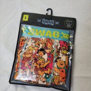 SWAG Animated Flintstones Boxers - Size Large